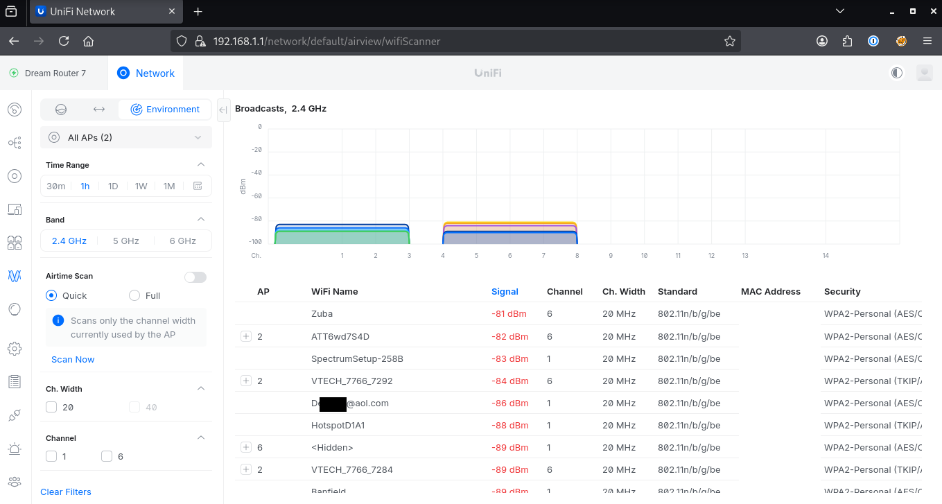 Ubiquiti AirWave GUI